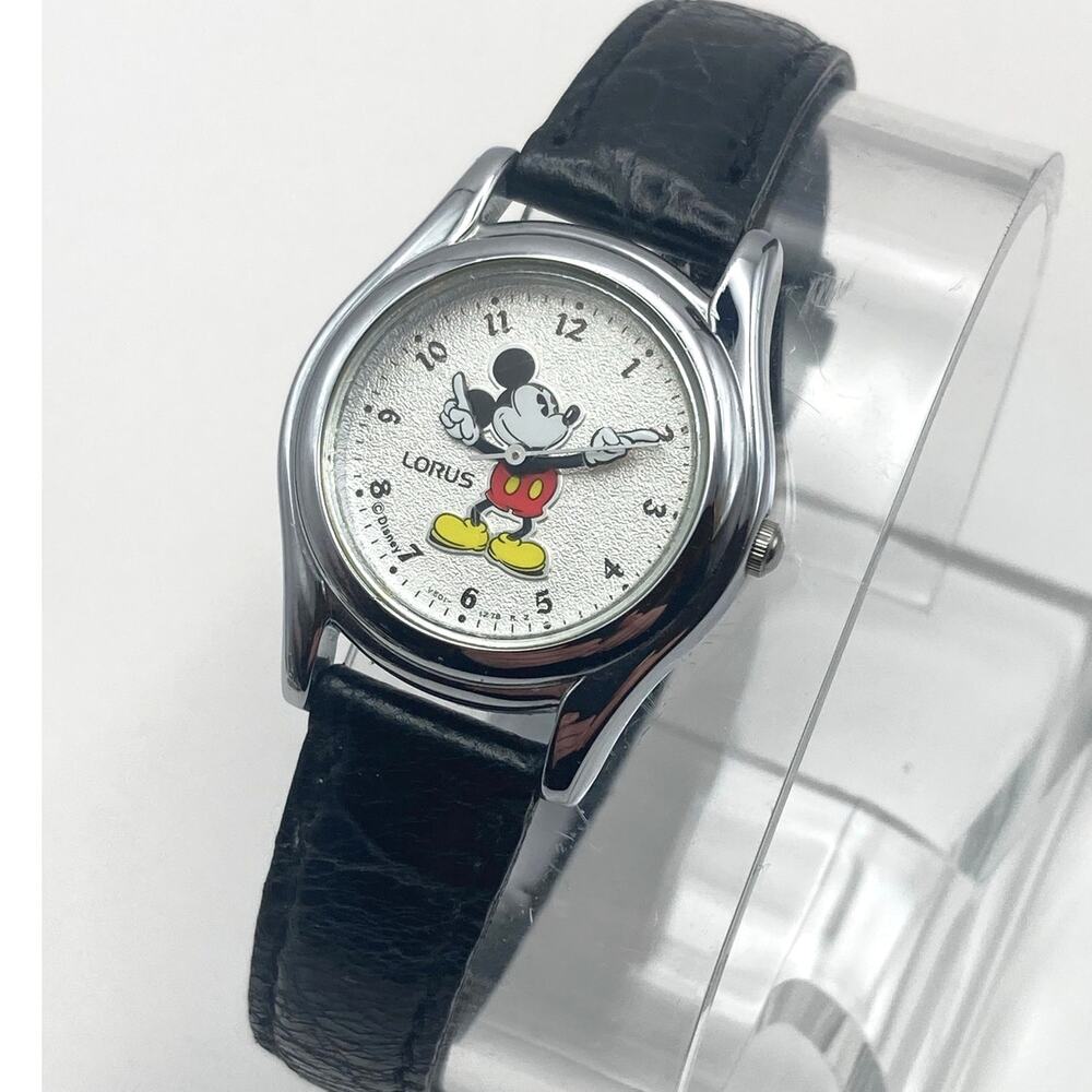 VTG Disney Lorus Mickey Mouse Women's Watch 26mm - New Battery  WR Adjustable